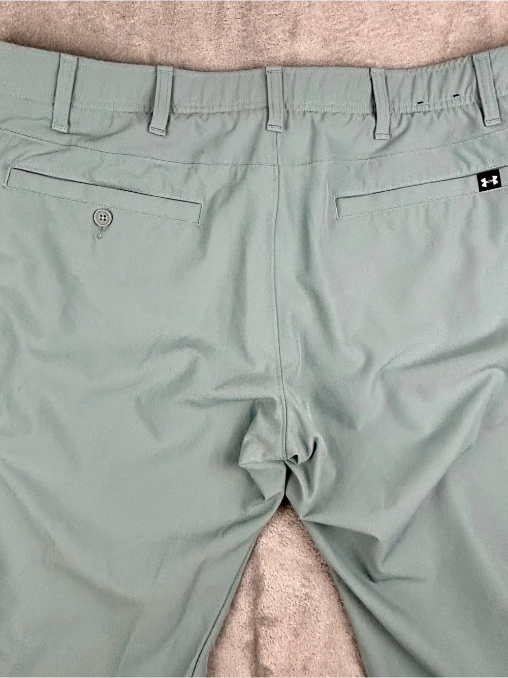 Under Armour Pants Mens 42X32 Green Blue UA Drive‎ Tapered Golf (Fit 42X31)